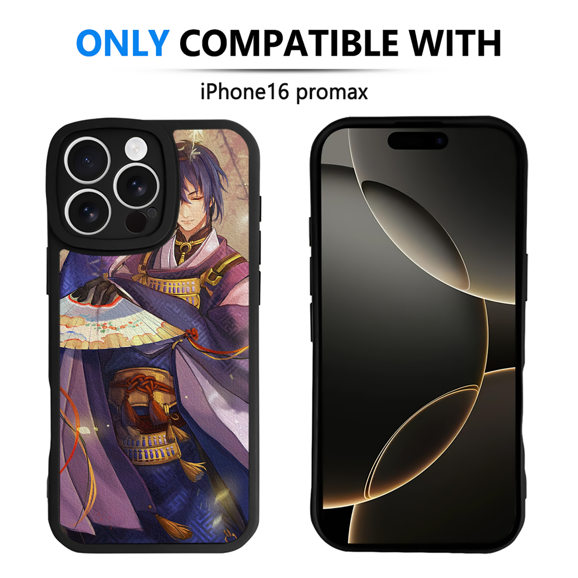 （画像用） 刀剣乱舞 Touken Ranbu 【iPhone 16シリーズ対応】シリコンスマホケース（レザー調） 材質：シリコン